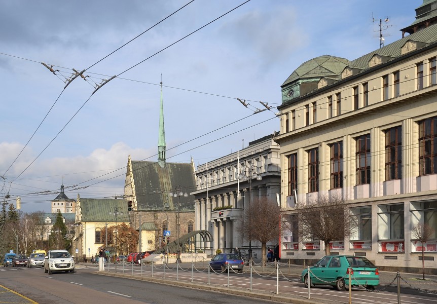 Pardubice (Pardubitz) - Náměstí Republiky
