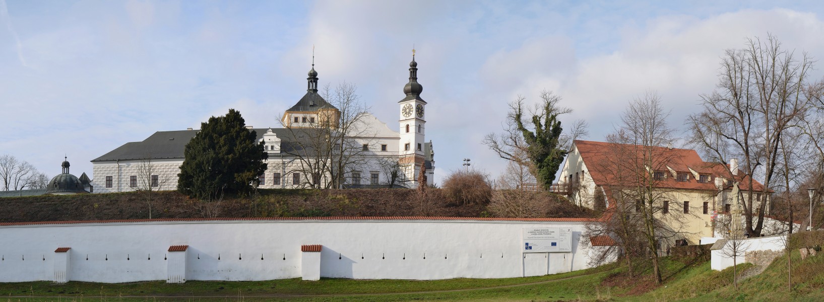 Pardubický zámek - panorama