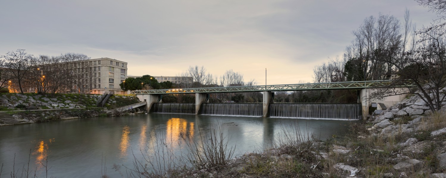 Passerelle du Moulin de l'Evêque, Montpellier cf01