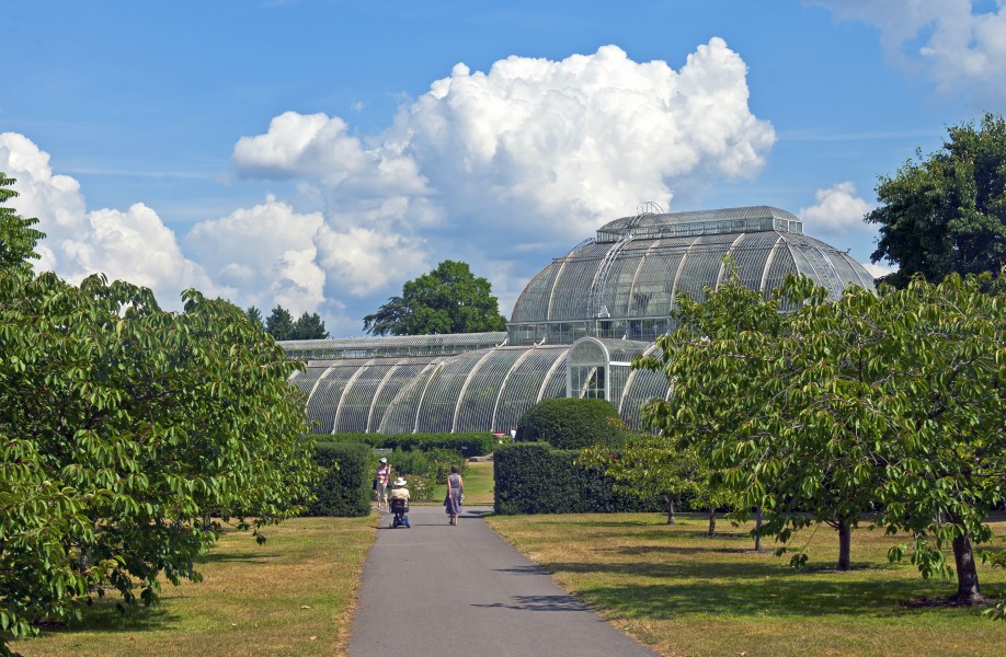 Path to rear of Palm House, Kew Gardens