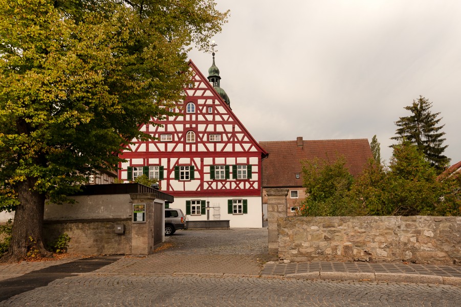 Pfarrhaus, Hauptstraße 2 (Markt Erlbach) HaJN 6421