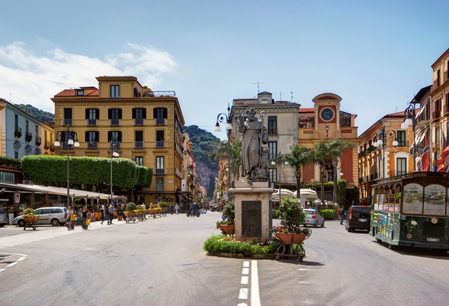 Piazza Tasso - Sorrento BW 2013-05-12