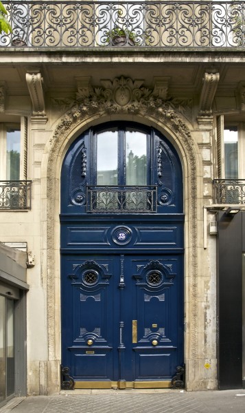 Porte 35 boulevard Saint-Michel Paris
