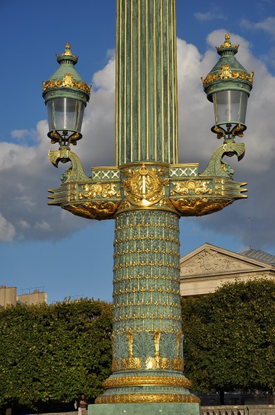 Réverbère, Place de la Concorde, Paris 001