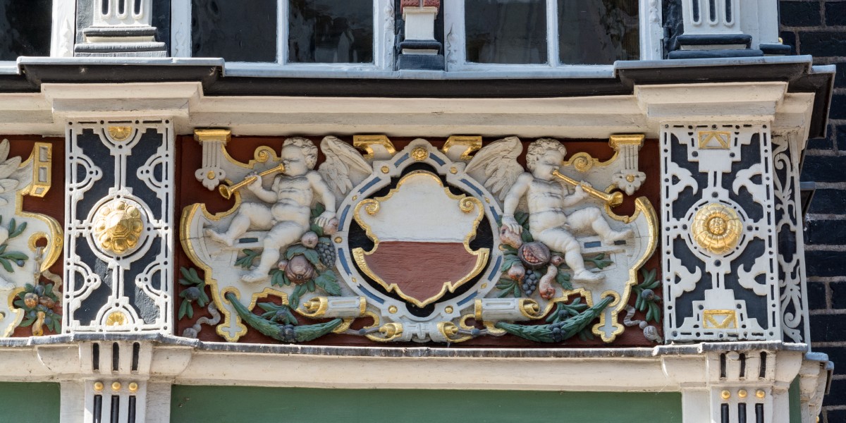 Rathaus (Lübeck-Altstadt).Erker.Wappen.2.159.ajb