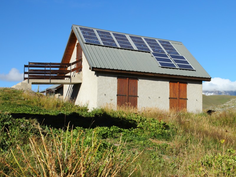 Refuge des Mouterres, Plateau d'emparis, (2250 m.) Bijgebouw