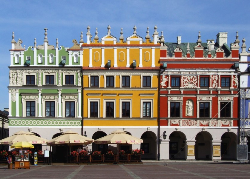Renaissances houses in Zamość