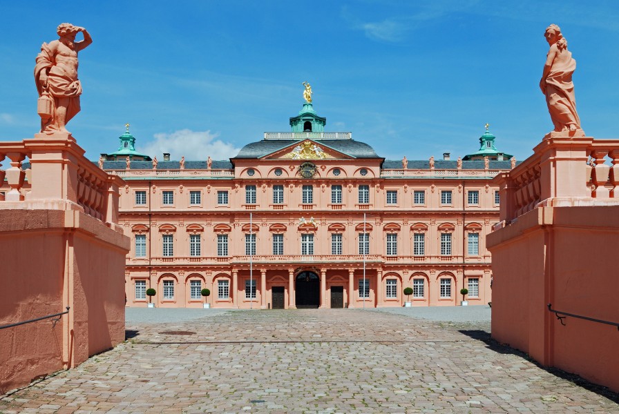 Residenzschloss Rastatt Eingang zum Ehrenhof