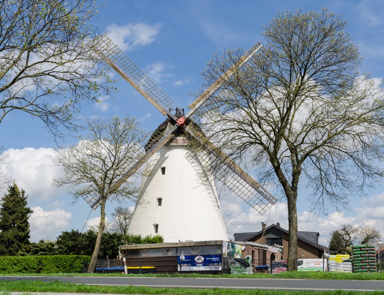 Rheinberg, Ossenberg, Mühle, 2018-04 CN-05