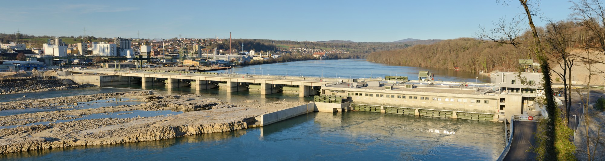 Rheinfelden - Neues Wasserkraftwerk - Gesamtansicht