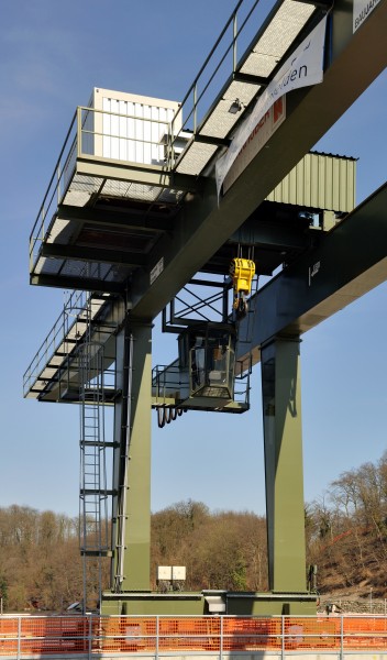 Rheinfelden - Wasserkraftwerk - Kran2