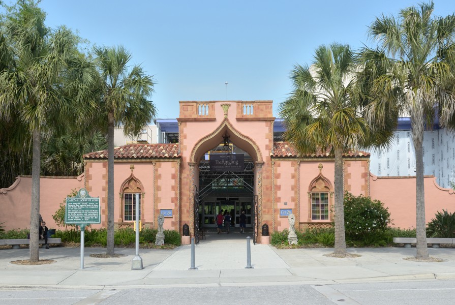 Ringling Museum main entrance Sarasota Florida