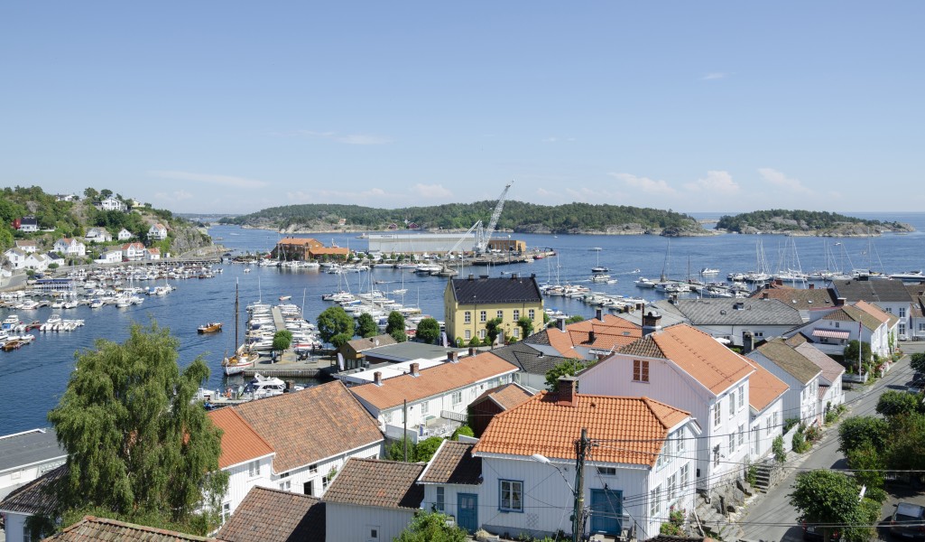 Risør fra tårnet juli 2018 (1)
