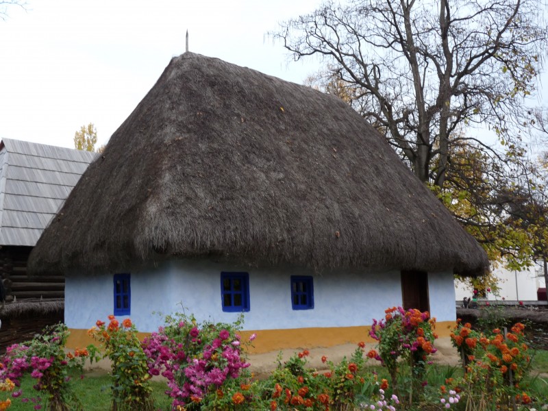 RO B Village Museum Dumitra household house