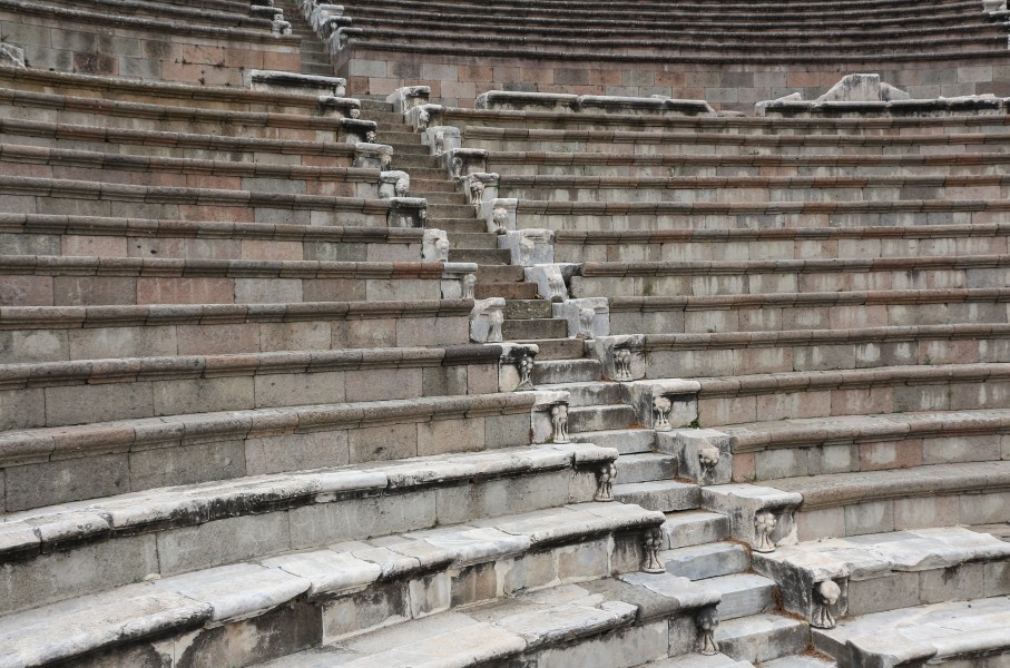 Roman theatre at Pergamon Asclepium 05
