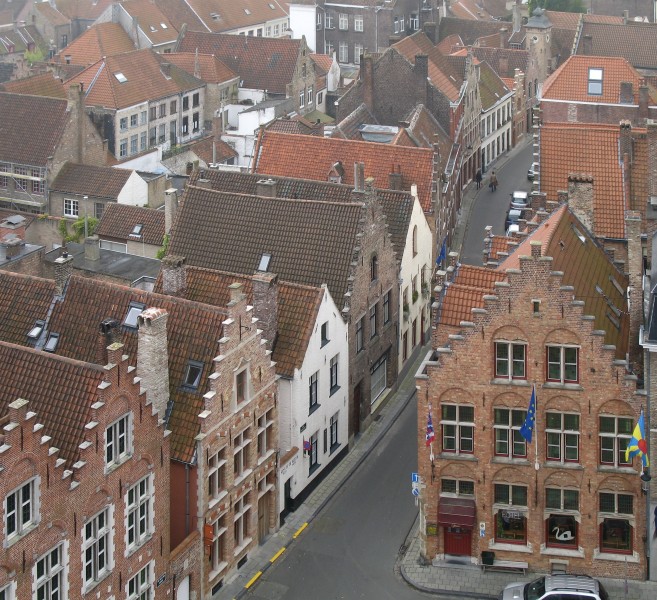 Roofs of Bruges 01