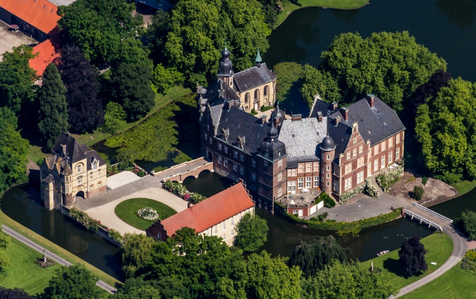 Rosendahl, Schloss Darfeld -- 2014 -- 9396 -- Ausschnitt