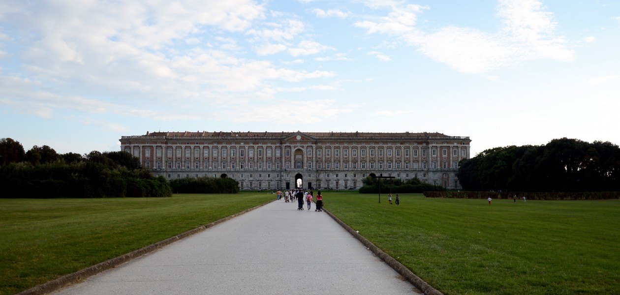 Royal Park of the Palace of Caserta.garden view