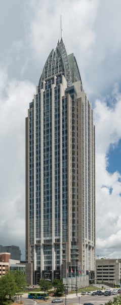 RSA Battle House Tower, Mobile, Southeast view 20160712 1