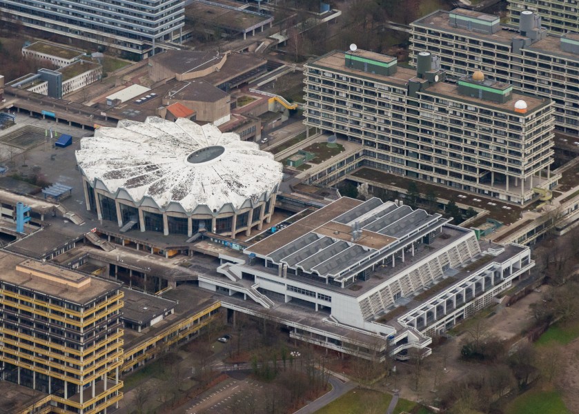 Ruhr-Universität Bochum Audimax Mensa Luftaufnahme 2014