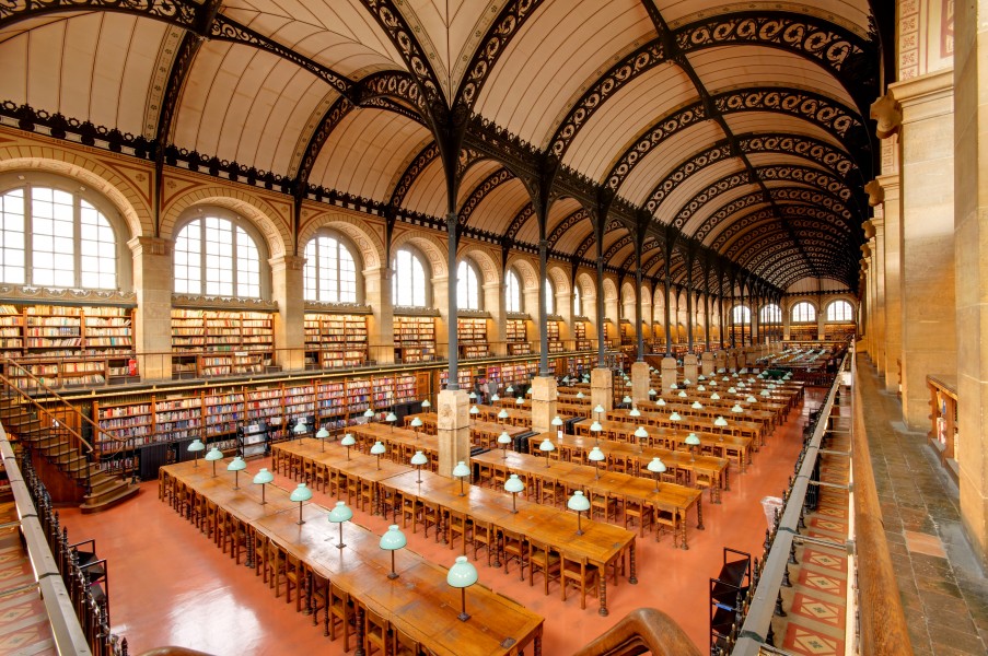 Salle de lecture Bibliotheque Sainte-Genevieve n01