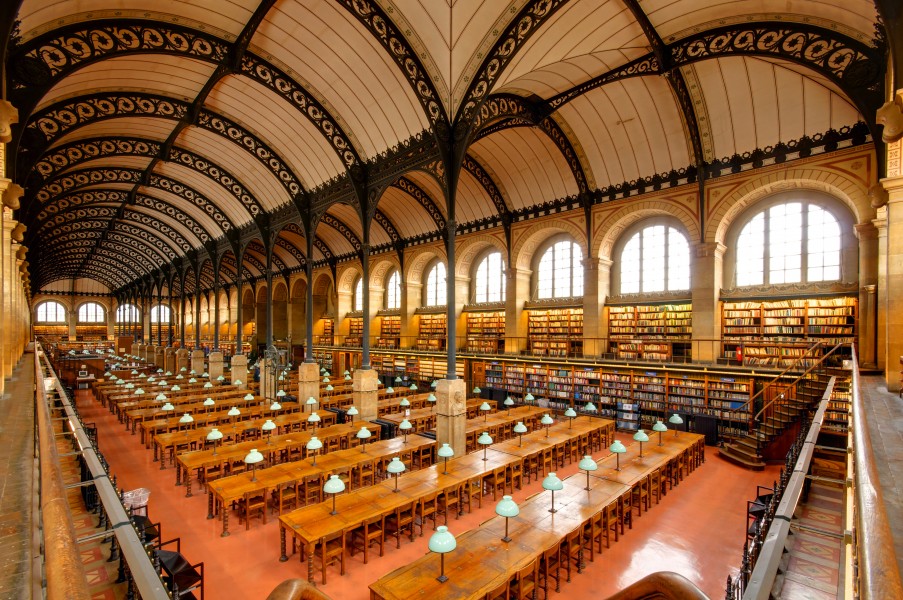 Salle de lecture Bibliotheque Sainte-Genevieve n03