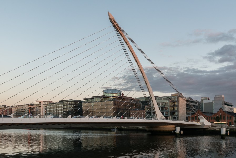 Samuel Beckett Bridge, Dublin 20150807 1