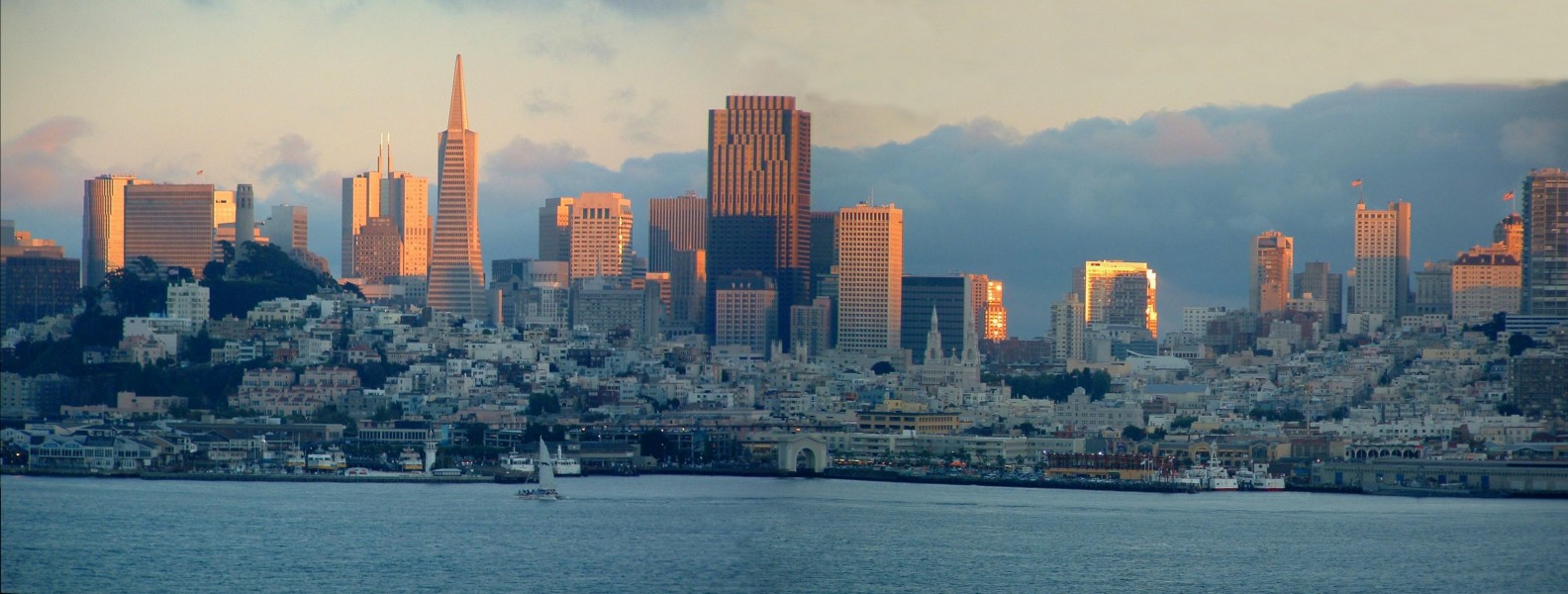San Francisco at Sunset Panorama