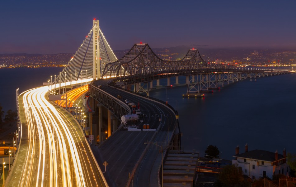 San Francisco–Oakland Bay Bridge- New and Old bridges