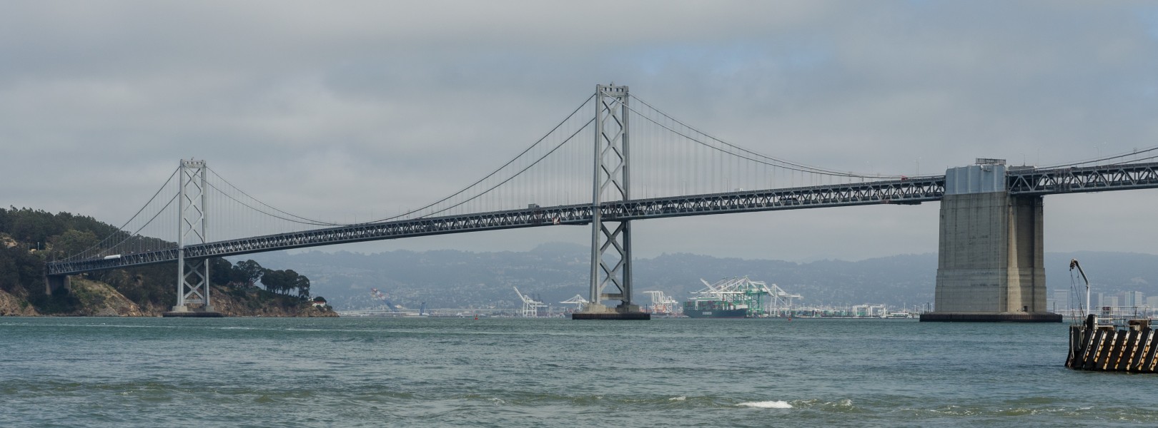 San Francisco–Oakland Bay Bridge, Partial View from Embarcadero 20110804 1