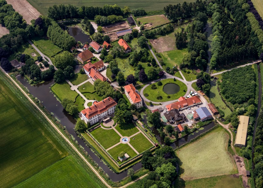 Sassenberg, Füchtorf, Schloss Harkotten -- 2014 -- 8548 -- Ausschnitt
