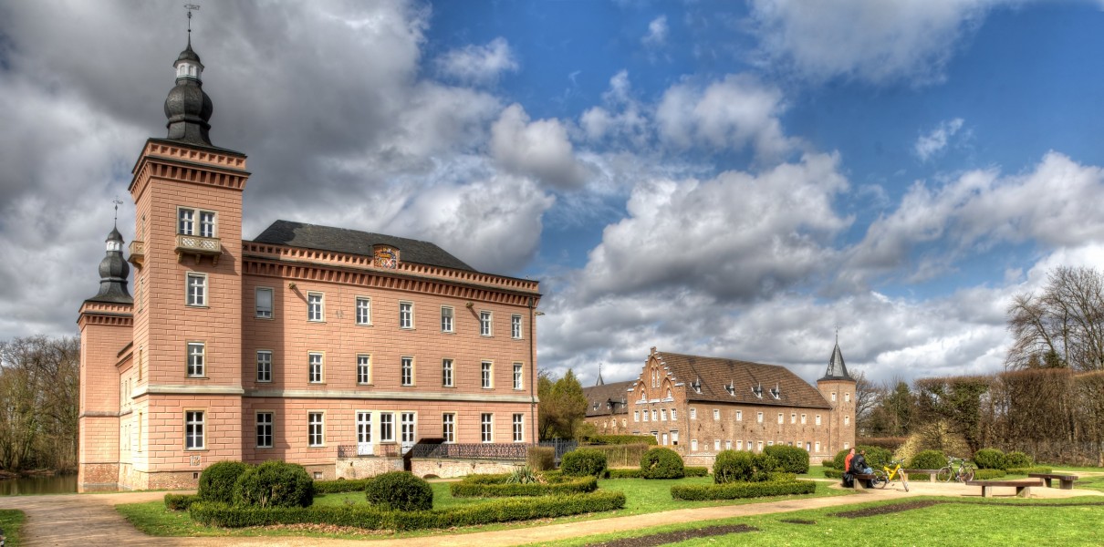 Schloss gracht panorama 2010