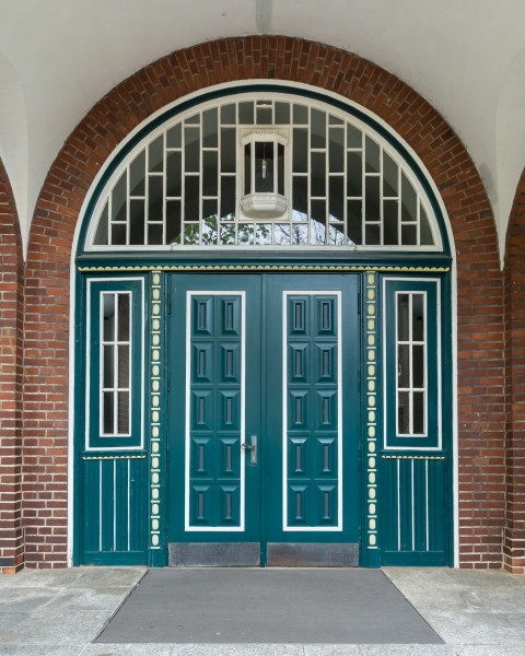 Schule Tieloh (Hamburg-Barmbek-Nord).Westfassade.Portal.5.22914.ajb