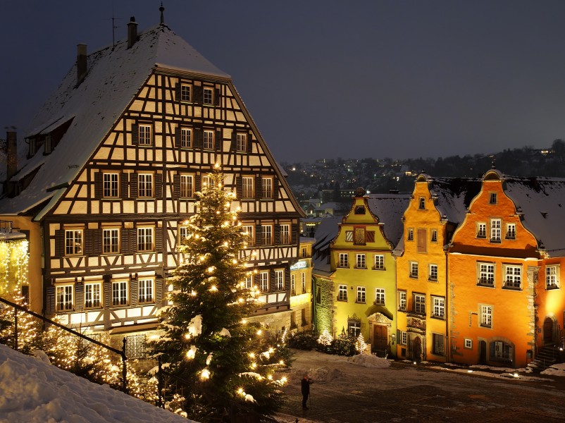 Schwäbisch Hall in winter