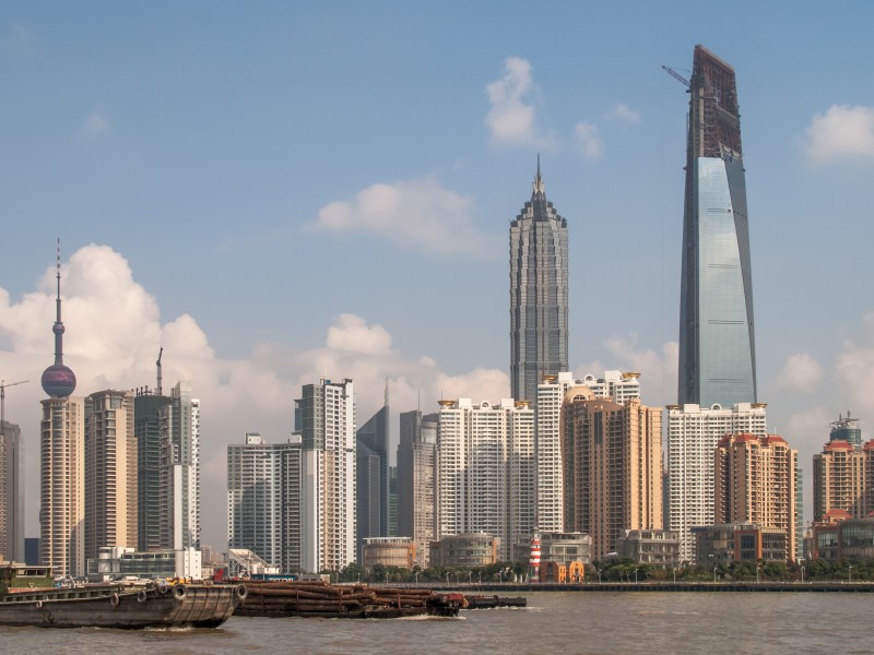 Shanghai skyline waterfront pudong A235423