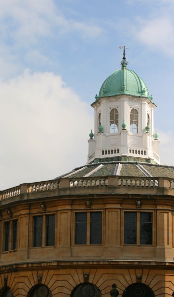 Sheldonian Theatre cupola detail