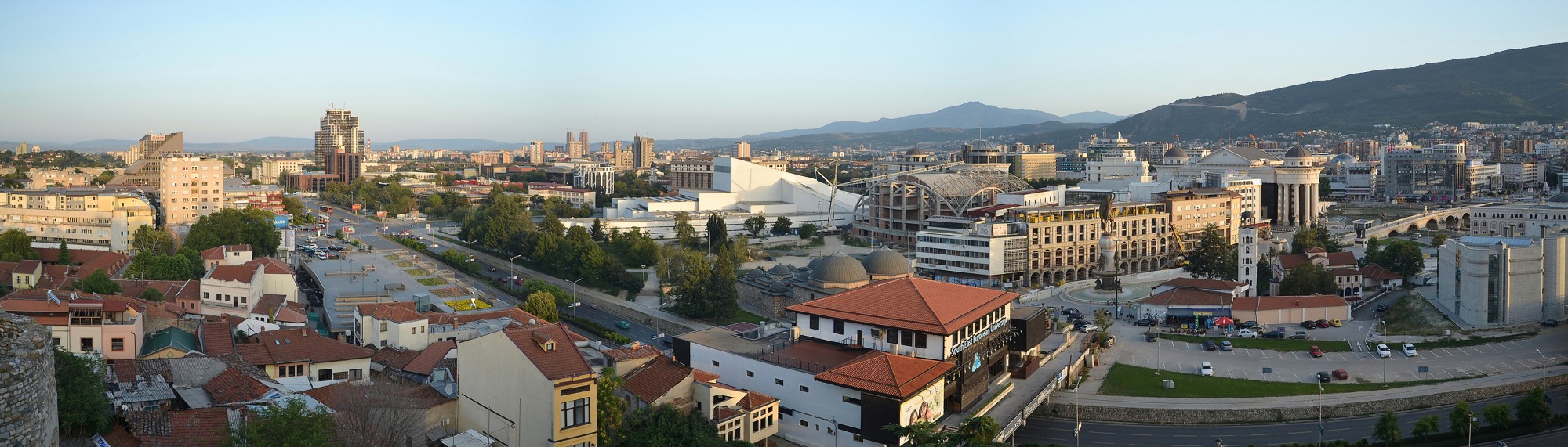 Skopje - panorama from fortress