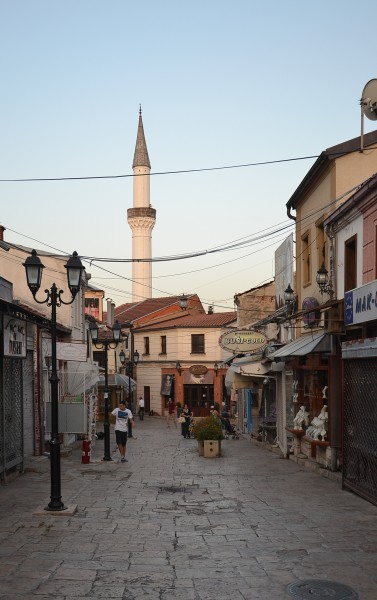 Skopje (Скопје, Shkupi) - Old Bazaar street