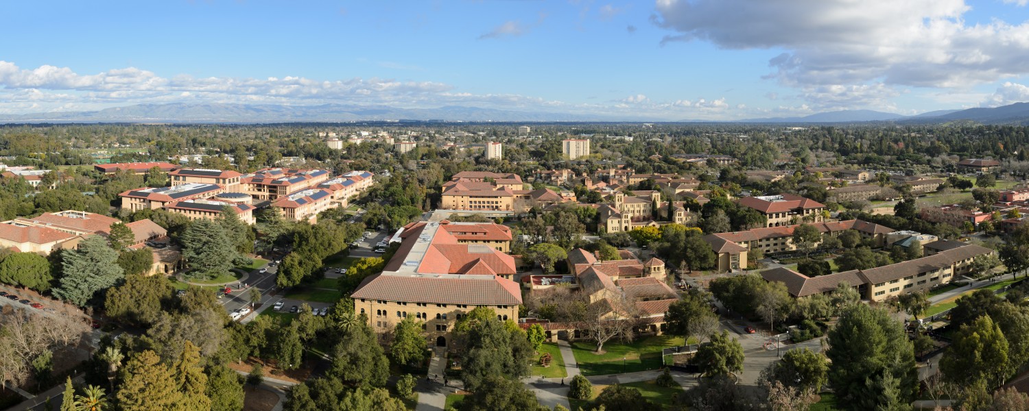 Stanford University from Hoover Tower January 2013 panorama