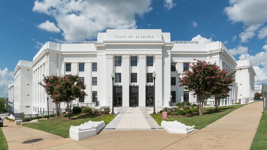 State of Alabama, Administrative Building, at Intersection of S Decatur St and Washington Ave, Montgomery 20160713 1
