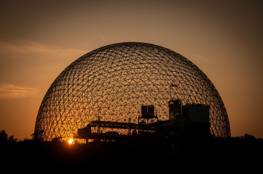 Sunset at Jean-Drapeau