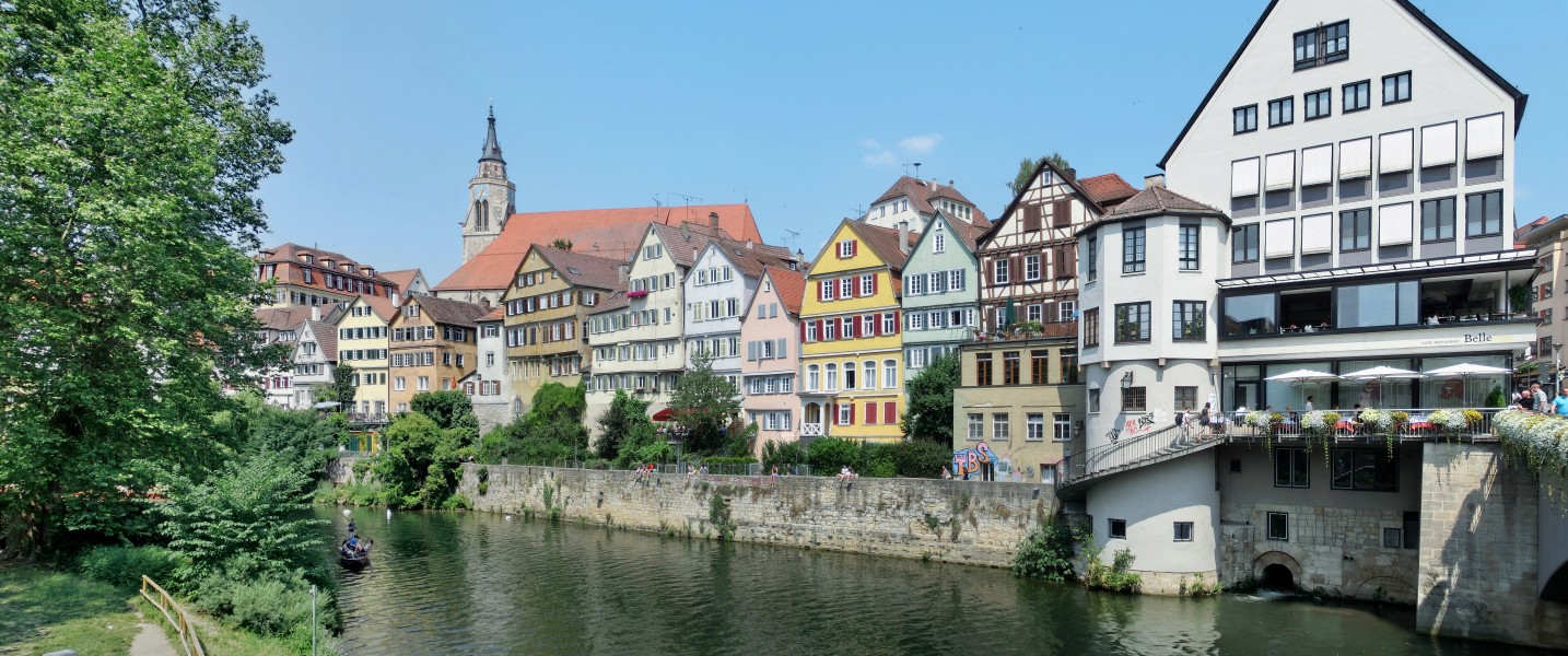 Tübingen Neckarfront Juli 2013