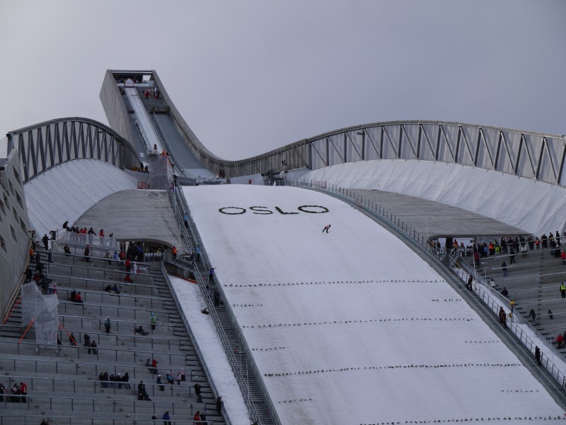 Takanobu Okabe jumps from Holmenkollen