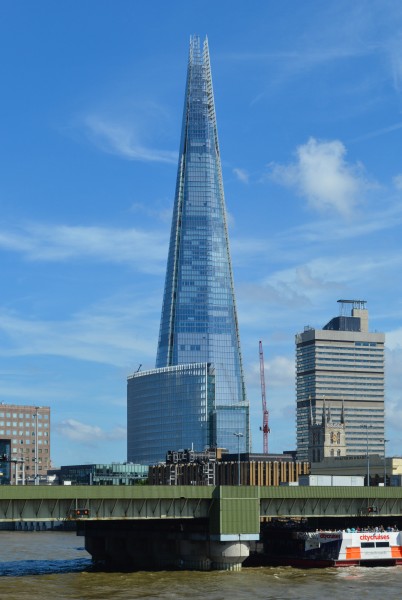 The Shard from Southwark Bridge, 2017-05-27