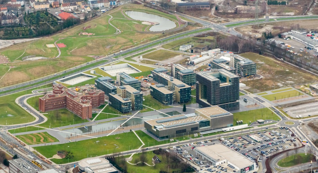 Thyssen Krupp Quartier Luftaufnahme 2014