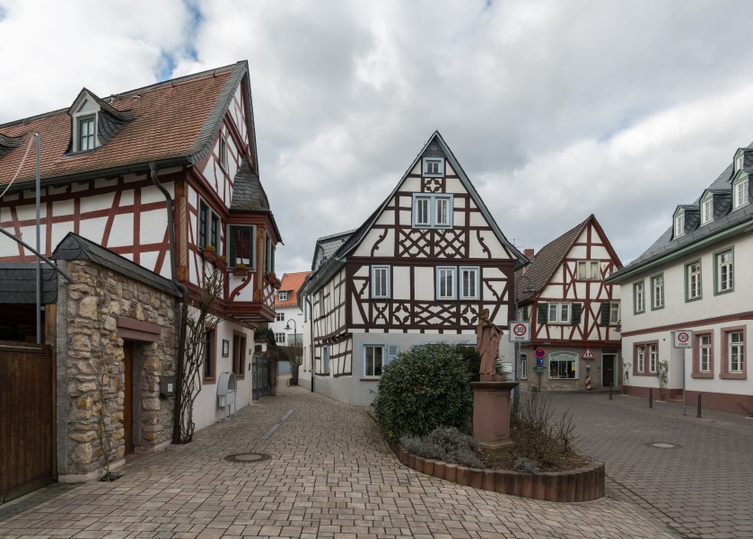 Timber-framed houses in Erbach near Markt 20150222 1
