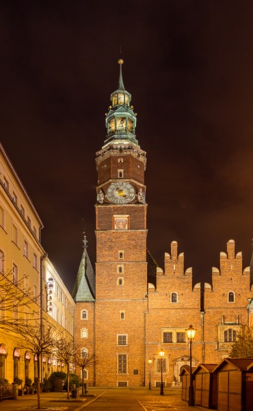 Torre del Ayuntamiento, Breslavia, Polonia, 2017-12-20, DD 26-28 HDR