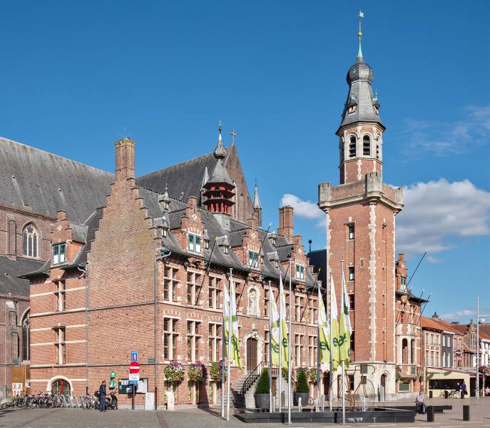 Town hall and belfry of Eeklo (DSCF0141)