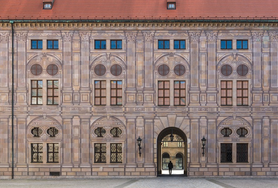 Trompe l oeil Emperor's Courtyard Residenz Munich