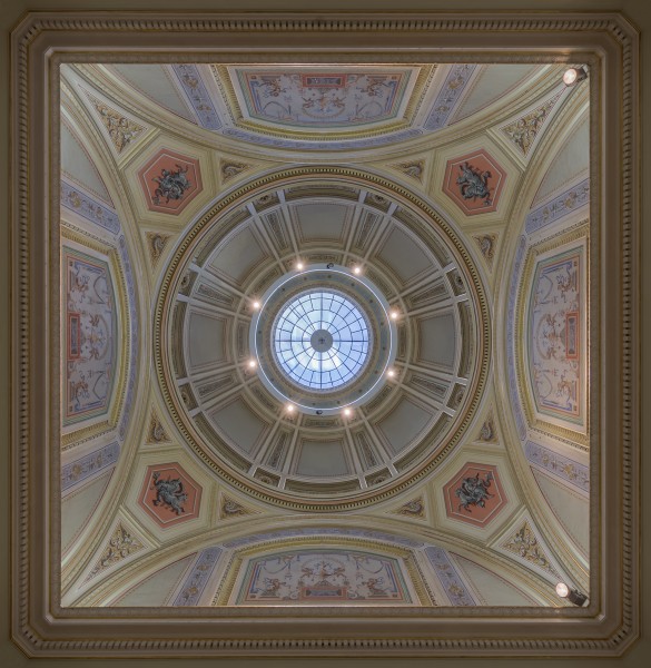 Universität Wien - Vestibule dome view-2016